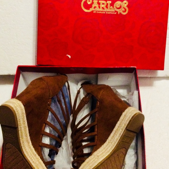 Carlos By Carlos Santana Women's Camilla Wedge Sandals Brown Size 10 M main image 0